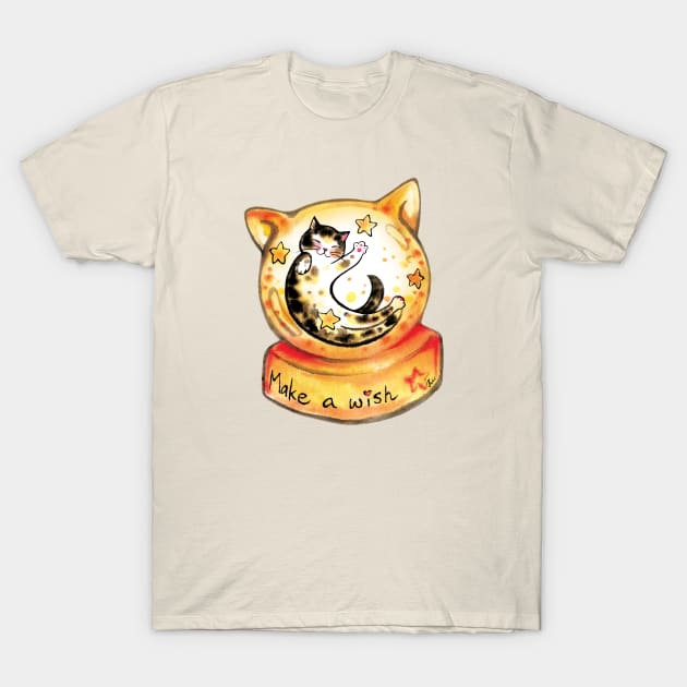 Make a cat wish T-Shirt by juliewu